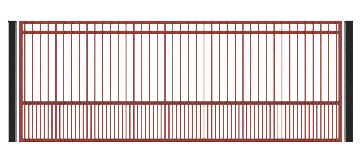 Single Square Gate_ Puppy Pickets_ Flush Top