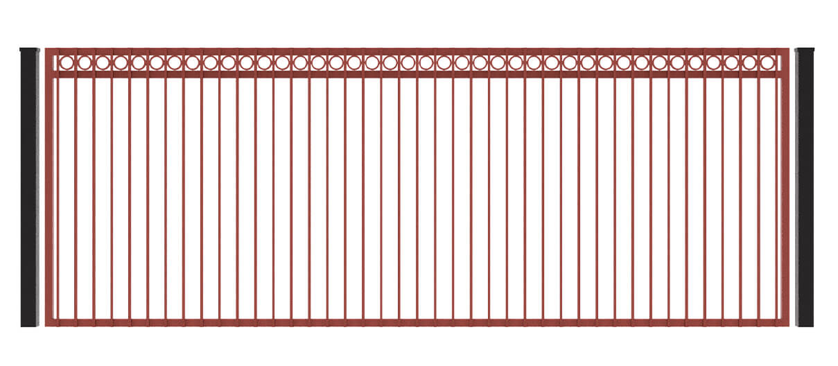 Single Square Gate_ Rings Top_ Rings Bottom_ Flush Top