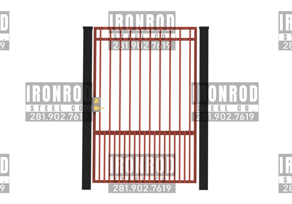 Square Walkthrough Gate Flush Top - Puppy Pickets