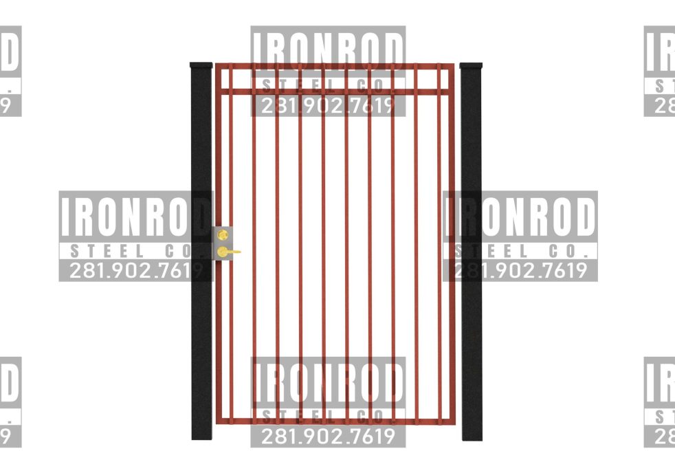 Square Walkthrough Gate Flush Top