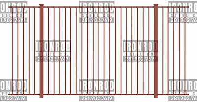 2-Rail Overlay Flush Top/Flush Bottom
