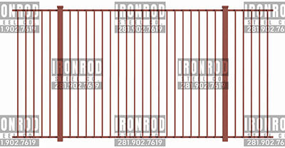 2-Rail Overlay Flush Top/Flush Bottom