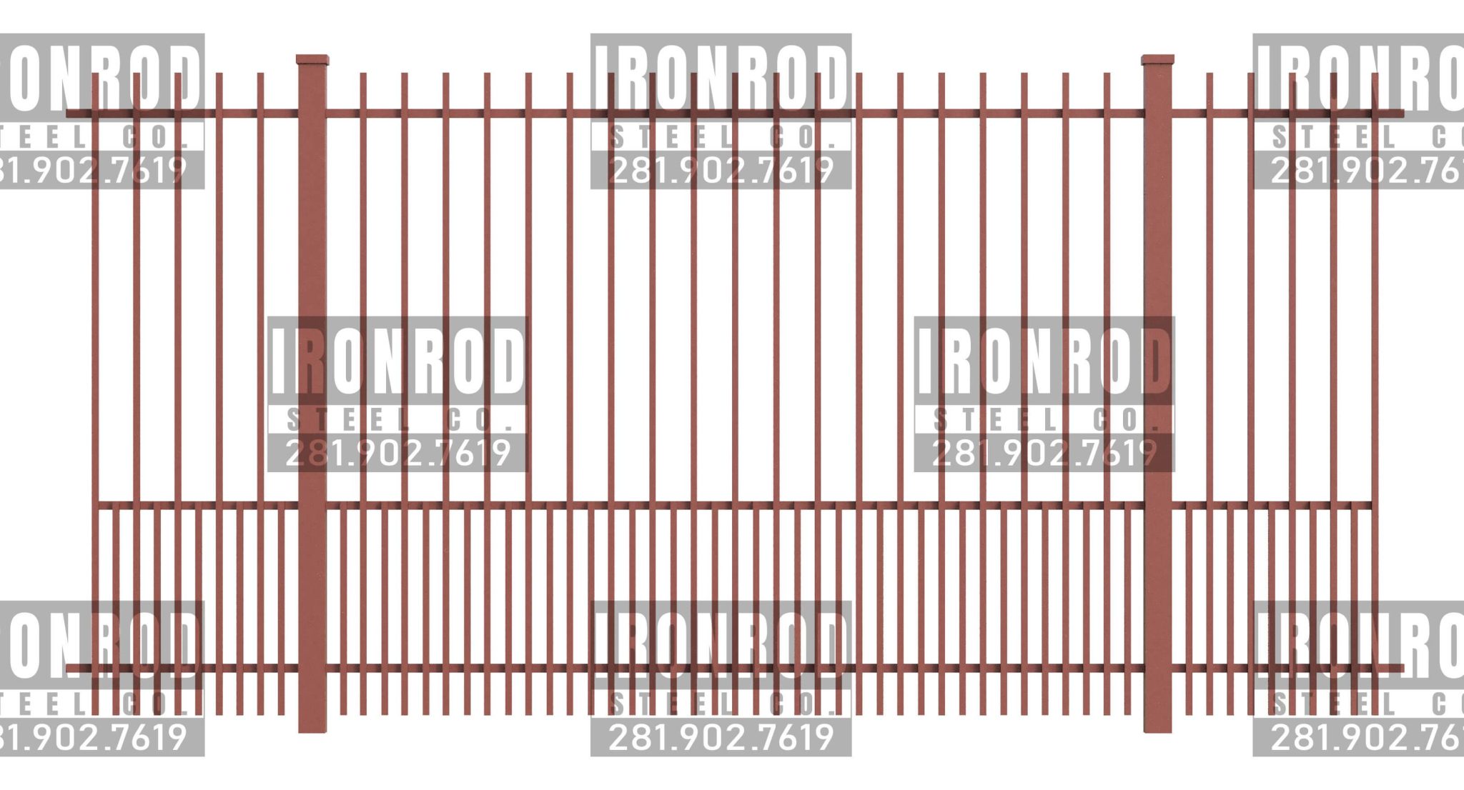 2 – Rail Overlay Extended Top/Extended bottom Puppy Pickets – Ironrod ...