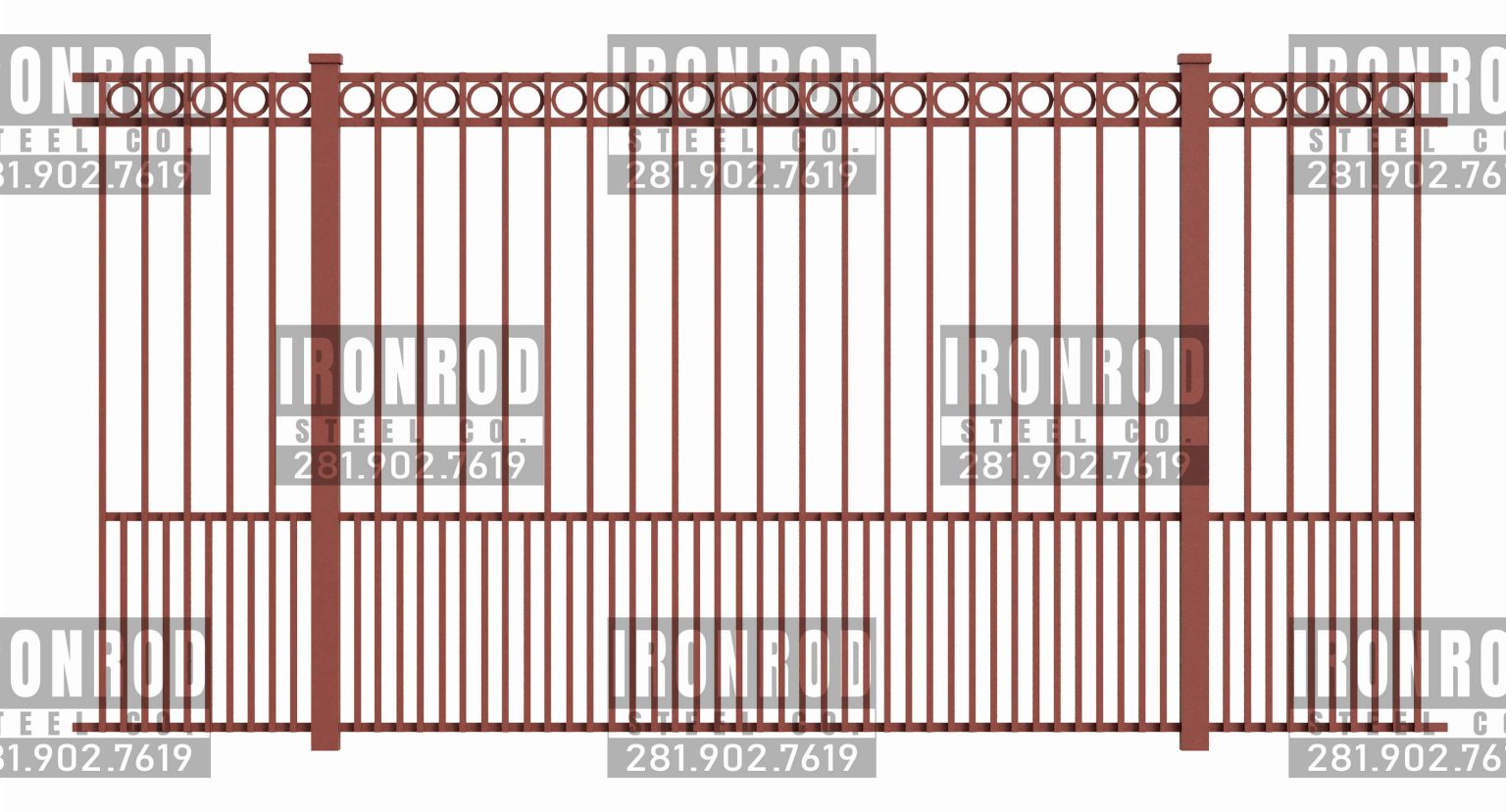 3 – Rail Overlay Flush Top/Flush Bottom Ring Top & Puppy Pickets ...