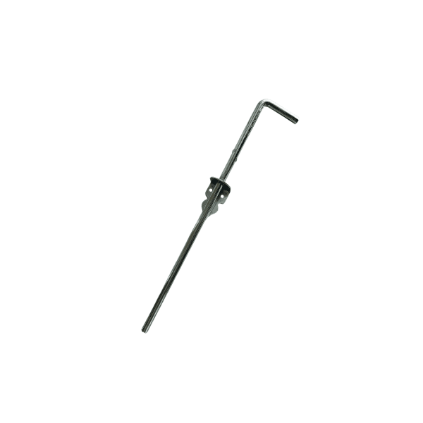 Cane Bolt; Gate; Zinc-Plated; 18_ x 1_2_