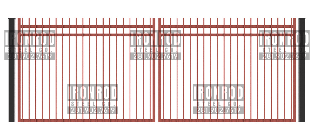 Square Double Gate Extended Picket