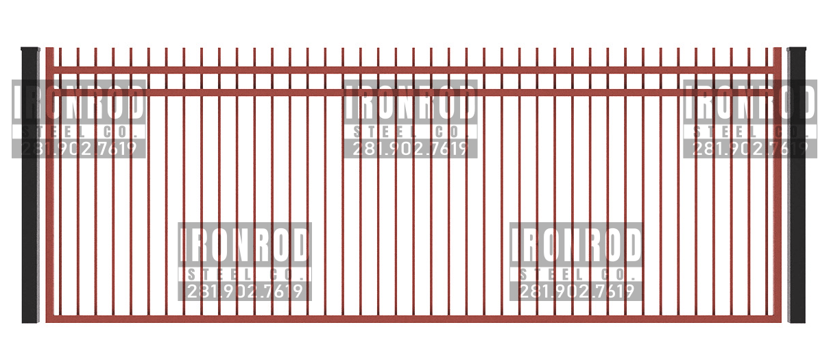 Square Single Gate Extended Picket