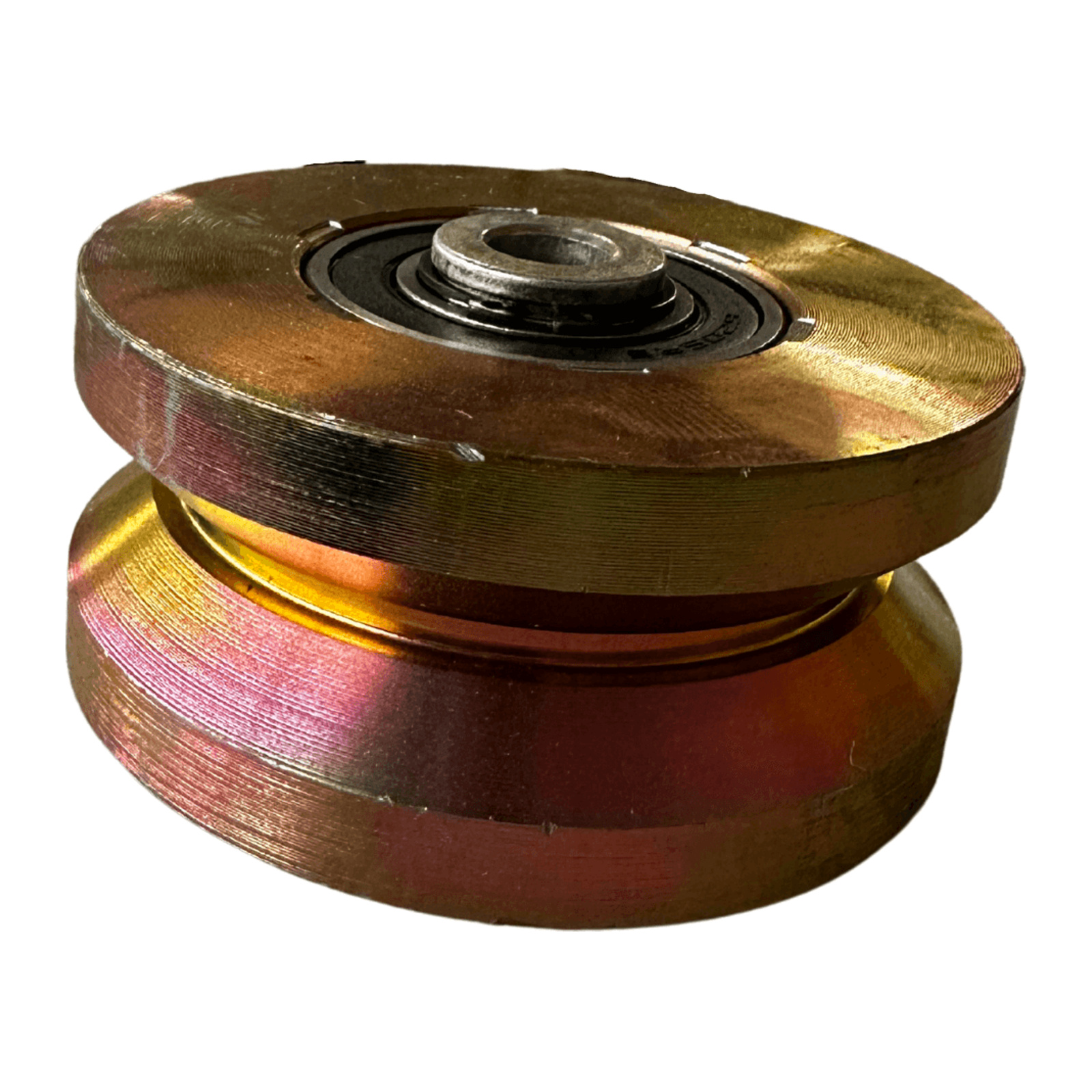 V Groove Wheel (Premium) 4", fence and gate hardware from Ironrod Steel Co. Houston TX