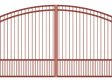 Arched Double Gate - Flush Top - Puppy Pickets