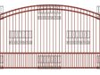 Arched Single Gate – Flush Top – Puppy Pickets Arched Single Gate - Flush Top - Puppy Pickets