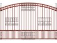 Arched Single Gate – Flush Top – Rings Top Puppy Pickets Arched Single Gate - Flush Top - Rings Top Puppy Pickets