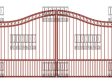 Compound Arched Double Gate – Flush Top – Rings Top Puppy Pickets Compound Arched Double Gate - Flush Top - Rings Top Puppy Pickets