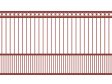 Single Square Gate_ Rings Top_ Puppy Pickets_ Flush Top Single Square Gate_ Rings Top_ Puppy Pickets_ Flush Top