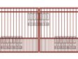 Square Double Gate - Flush Top - Puppy Pickets