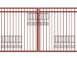 Square Double Gate - Flush Top - Standard