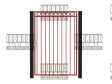 Square Walkthrough Gate Flush Top Ring Top